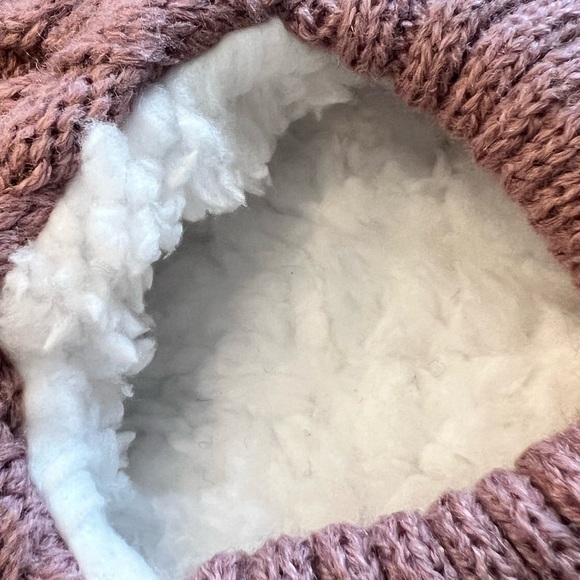 Cuddl Duds Slipper Socks (Ballerina Style) – Mauve, Cozy, Non-Slip, NWT - Picture 5 of 6